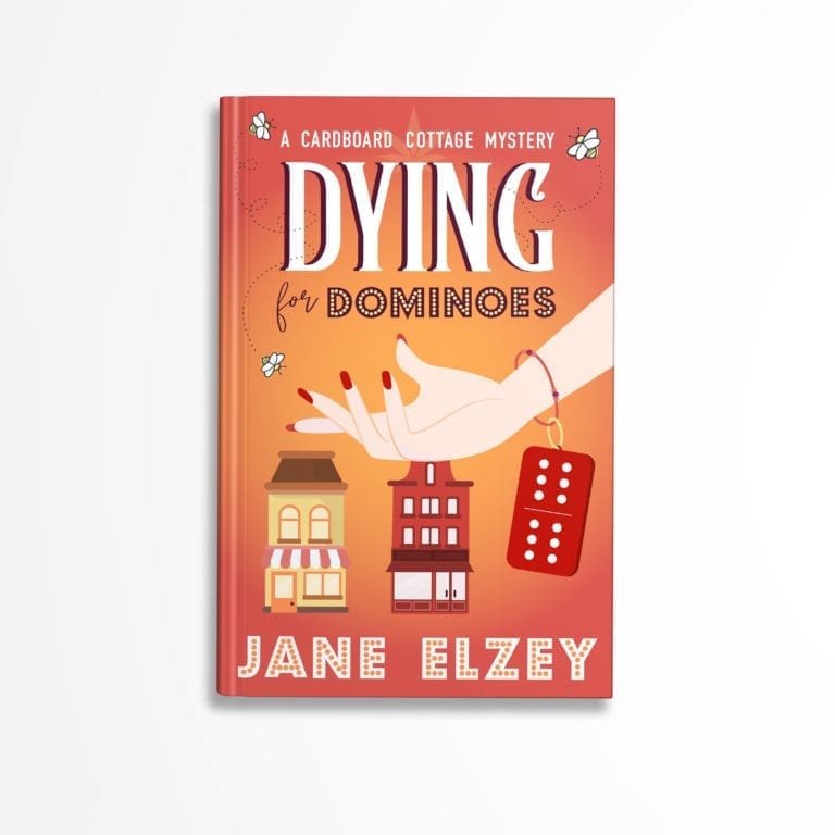 Dying for Dominoes, bailey designs books book cover design